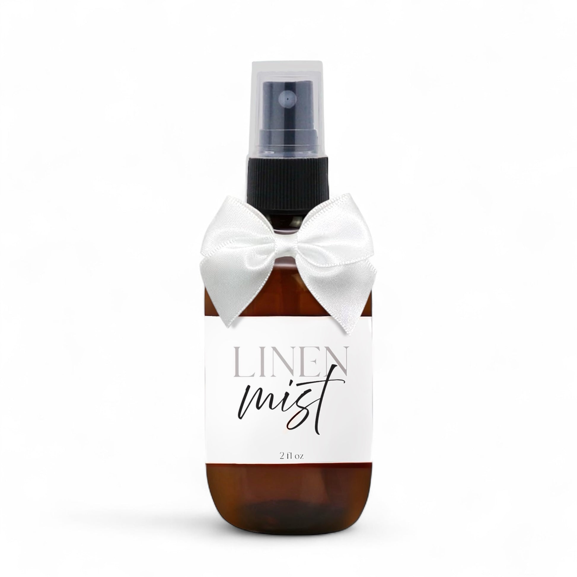 Dabble Doll Linen Mist in Amber Bottle with White Bow, Perfect for Women and Girls