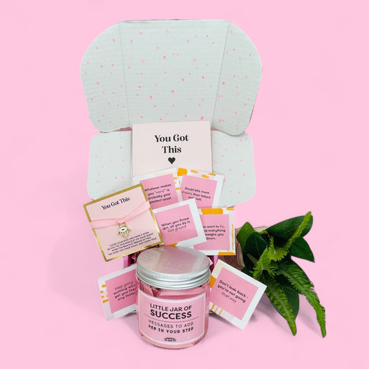 Dabble Doll Little Jar of Success in Pink with Inspirational Messages for Girls and Women