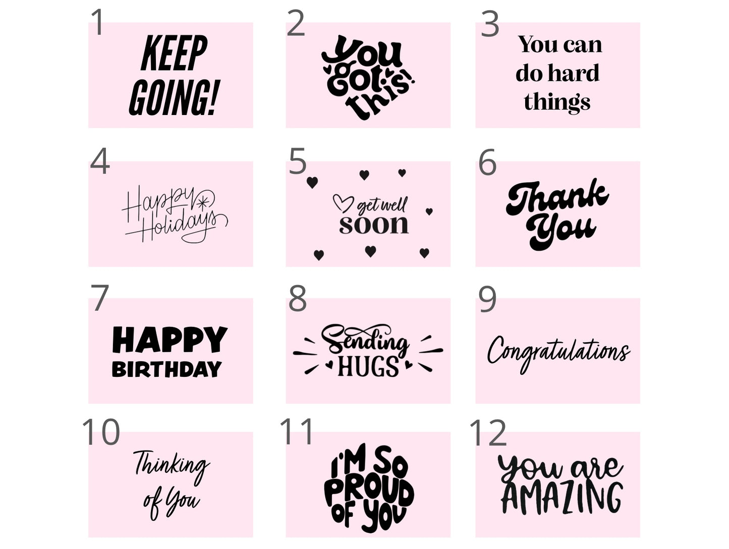 Dabble Doll gift box featuring cheerful messages for girls and women with stylish pink design