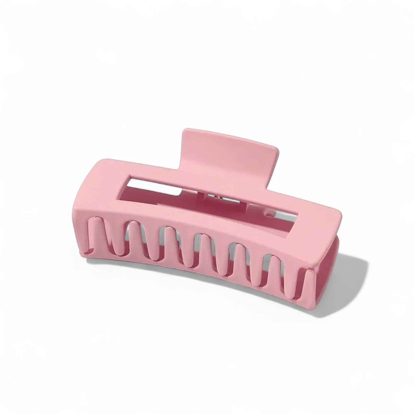 Dabble Doll Pink Hair Clip with Wide Grip for Secure Hair Styling