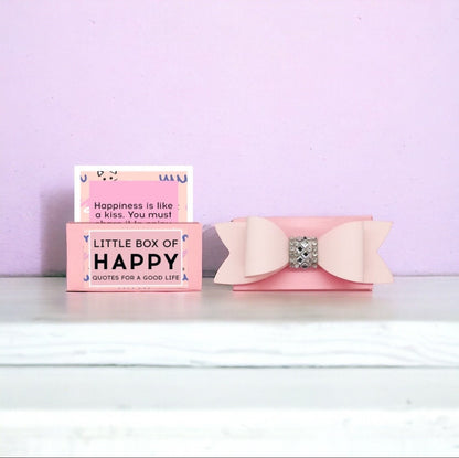 Pink Gift Box from Dabble Doll featuring happy quotes perfect for girls and women