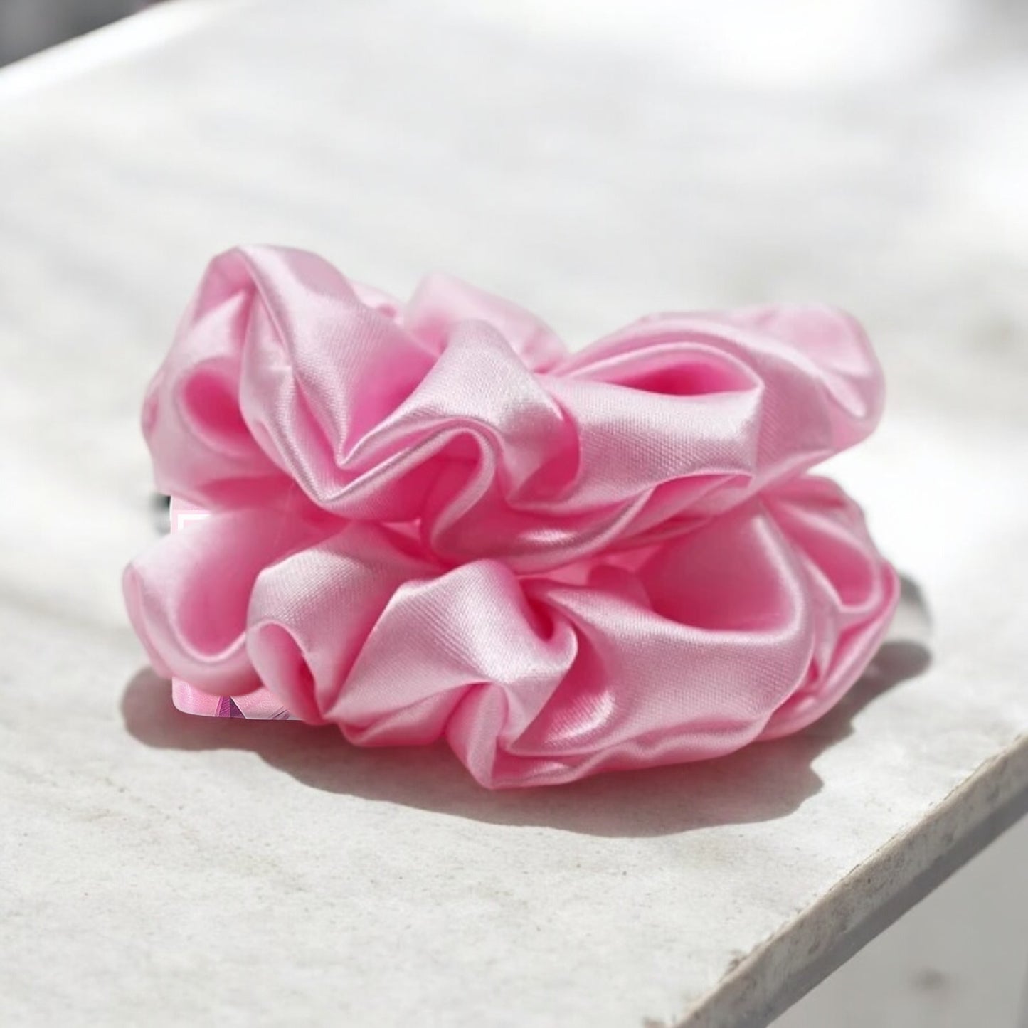 Dabble Doll Pink Satin Hair Accessory for Girls and Women with a Soft and Elegant Finish
