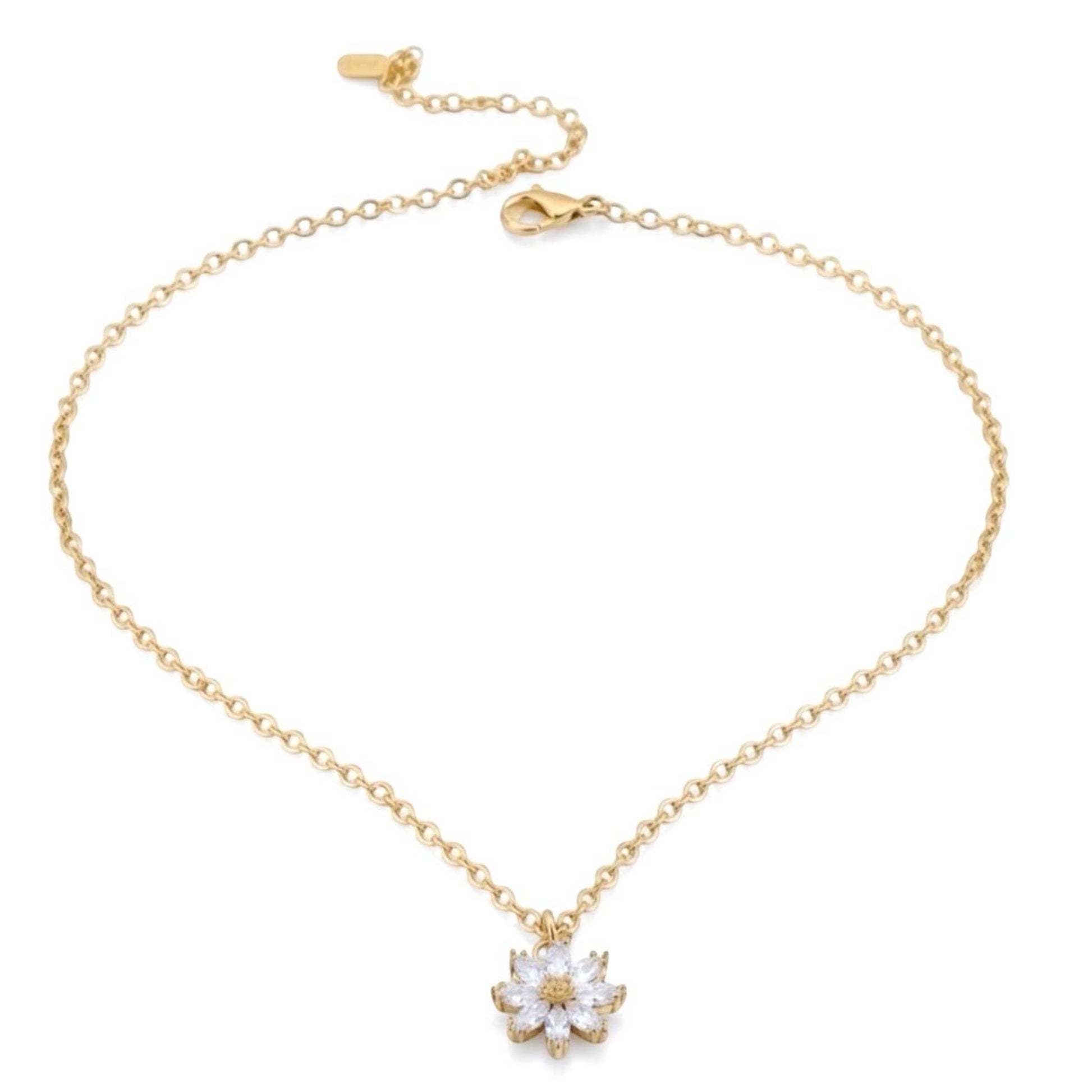 Dabble Doll Gift Box featuring a stunning necklace with star pendant in gold and sparkling crystals