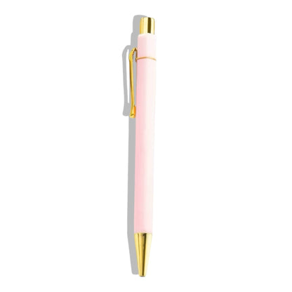 Pink Dabble Doll Pen with Gold Accents, perfect for women and girls for writing and gifting