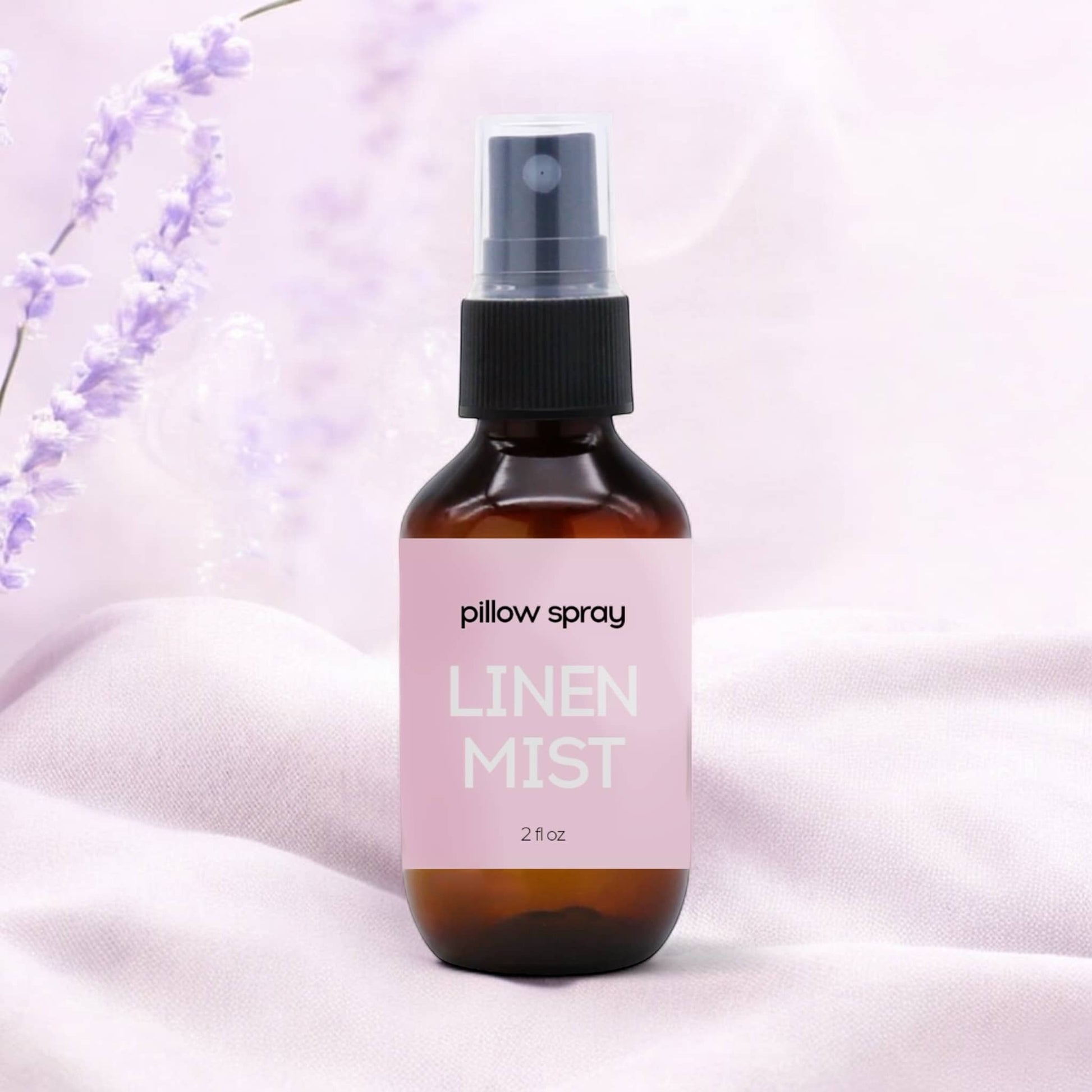 Dabble Doll Pillow Spray in Amber Glass Bottle for Girls and Women with Linen Mist Scent