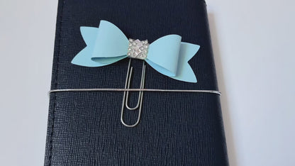 Bow Planner Paperclip | Blue