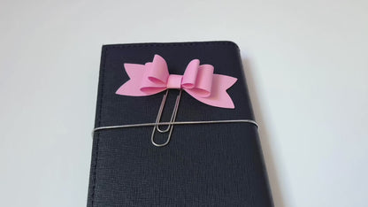 Bow Planner Paperclip | Pink