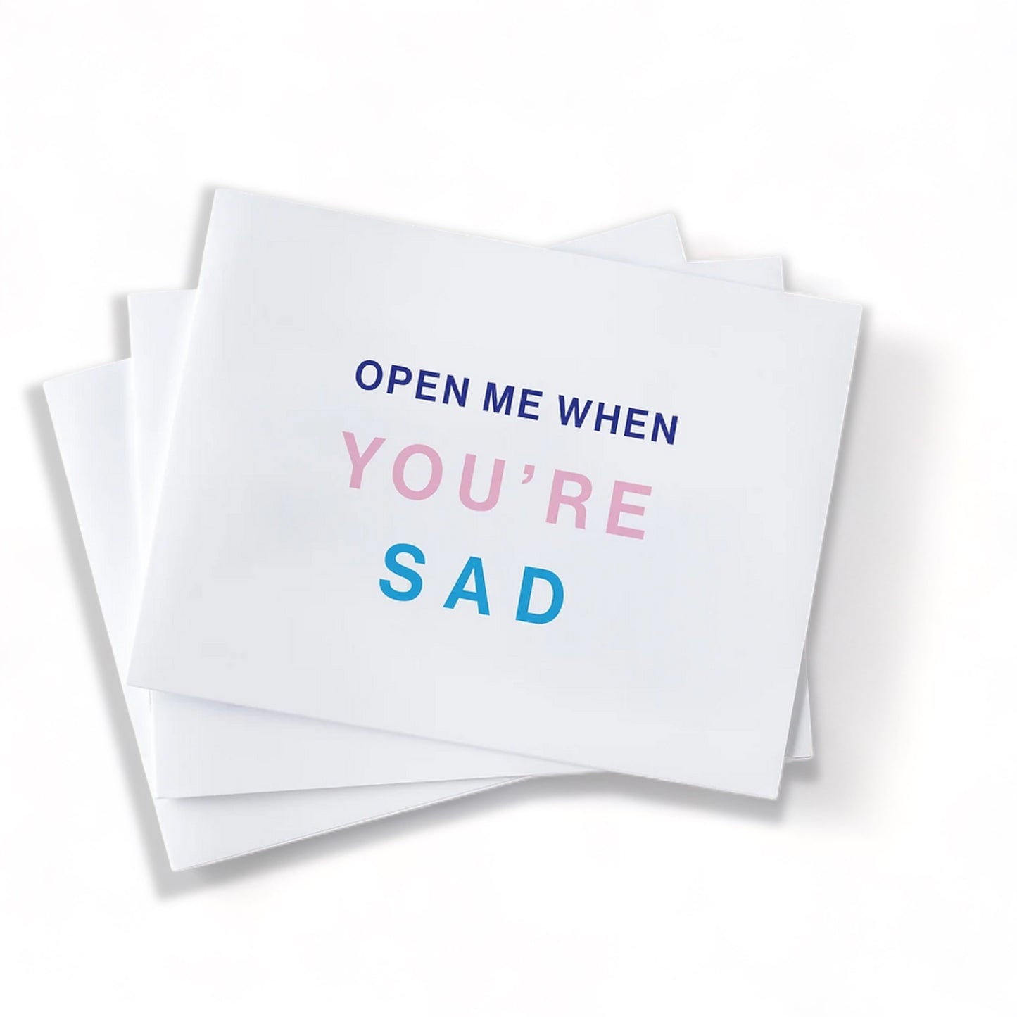 Dabble Doll Open Me When You're Sad Card Set in White, Perfect for Girls and Women