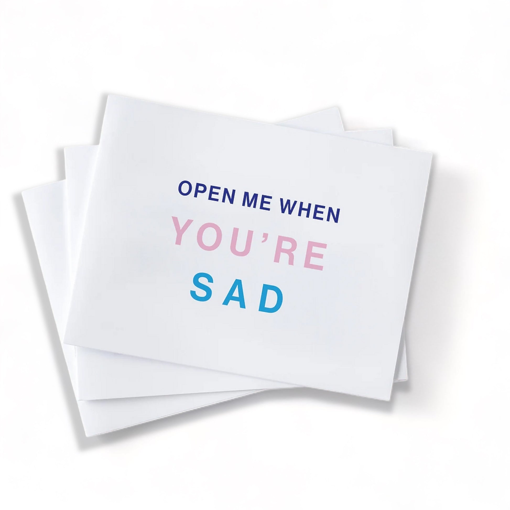 Dabble Doll Open Me When You're Sad Card Set in White, Perfect for Girls and Women