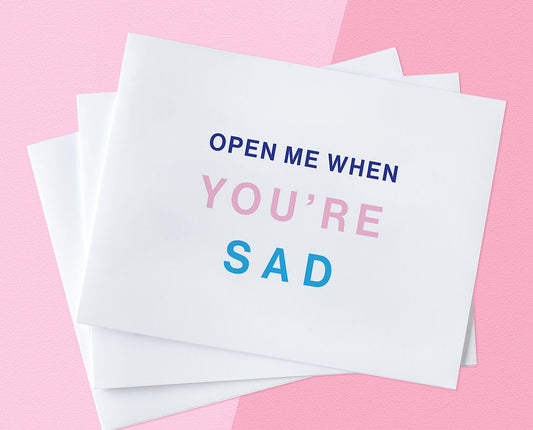 Dabble Doll Read Me When motivational cards in pastel colors for girls and women to uplift their spirits