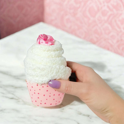 Dabble Doll Socks presented in a cupcake design for a fun and playful accessory